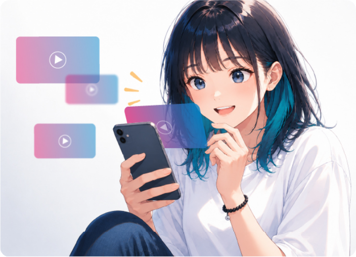 直感的に選ぶ様子