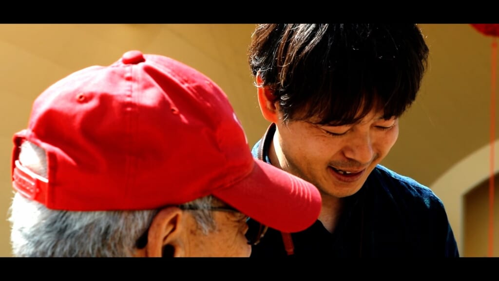 取材先・地元の人との一コマ